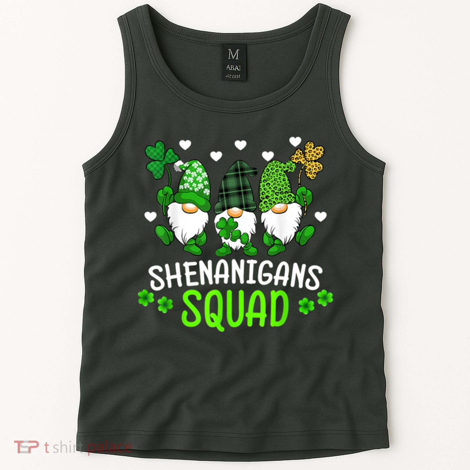 Shenanigans Squad Gnome St Patrick's Tank Top