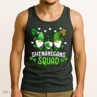 Shenanigans Squad Gnome St Patrick's Tank Top thumb 3