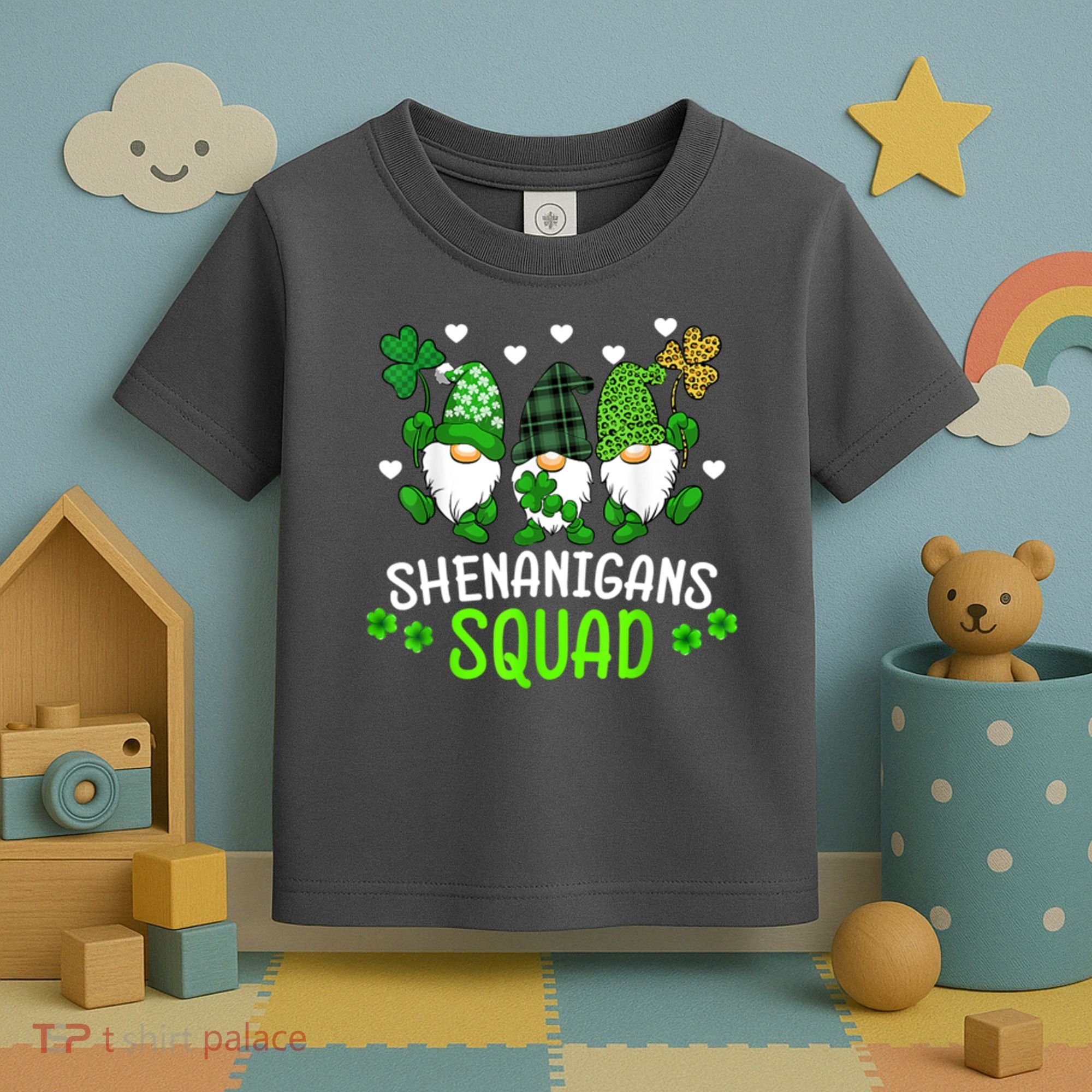 Shenanigans Squad Gnome St Patrick's Toddler T-Shirt