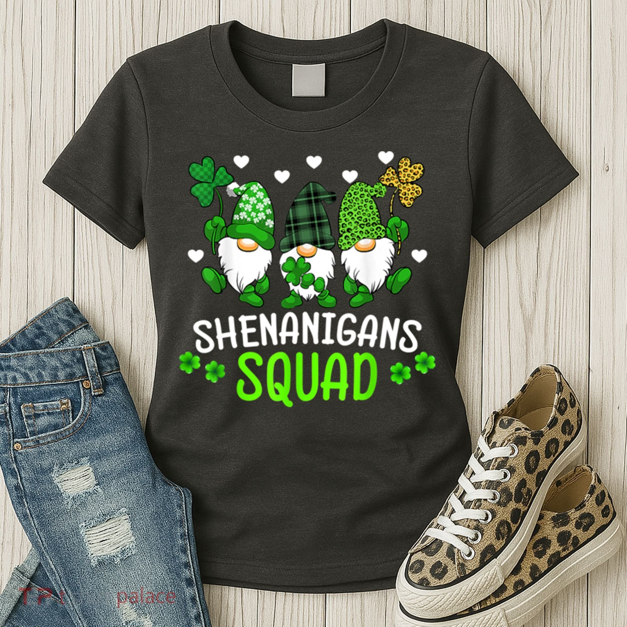 Shenanigans Squad Gnome St Patrick's Women's T-Shirt
