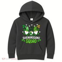 Shenanigans Squad Gnome St Patrick's Kids Hoodie thumb 0