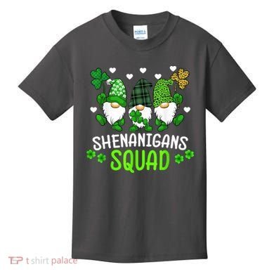 Shenanigans Squad Gnome St Patrick's Kids T-Shirt