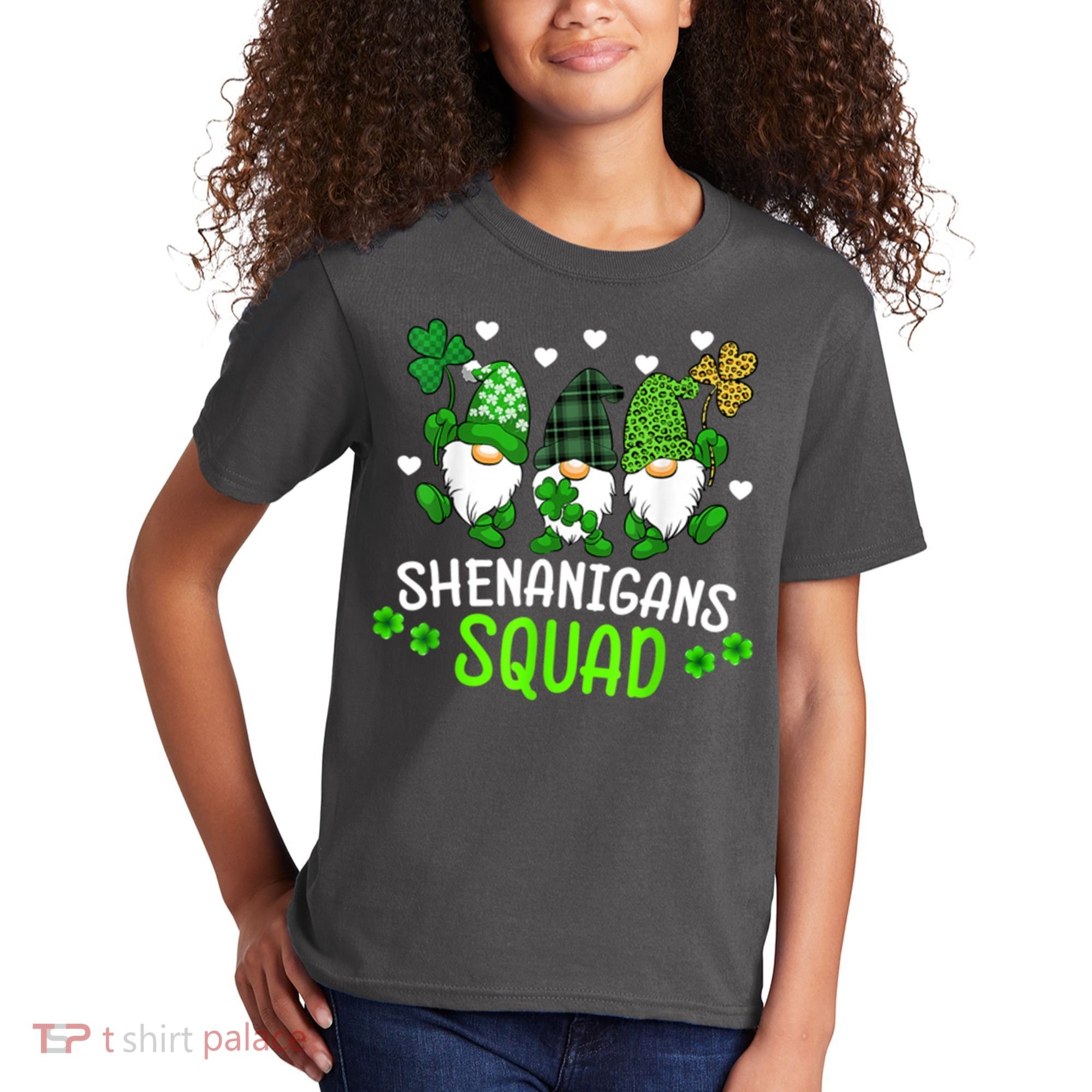 Shenanigans Squad Gnome St Patrick's Kids T-Shirt