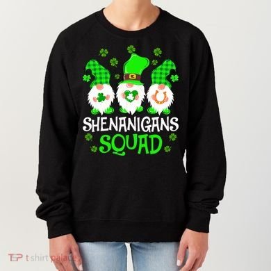 Shenanigans Squad Gnomies St Patrick's Day Women's Sweatshirt