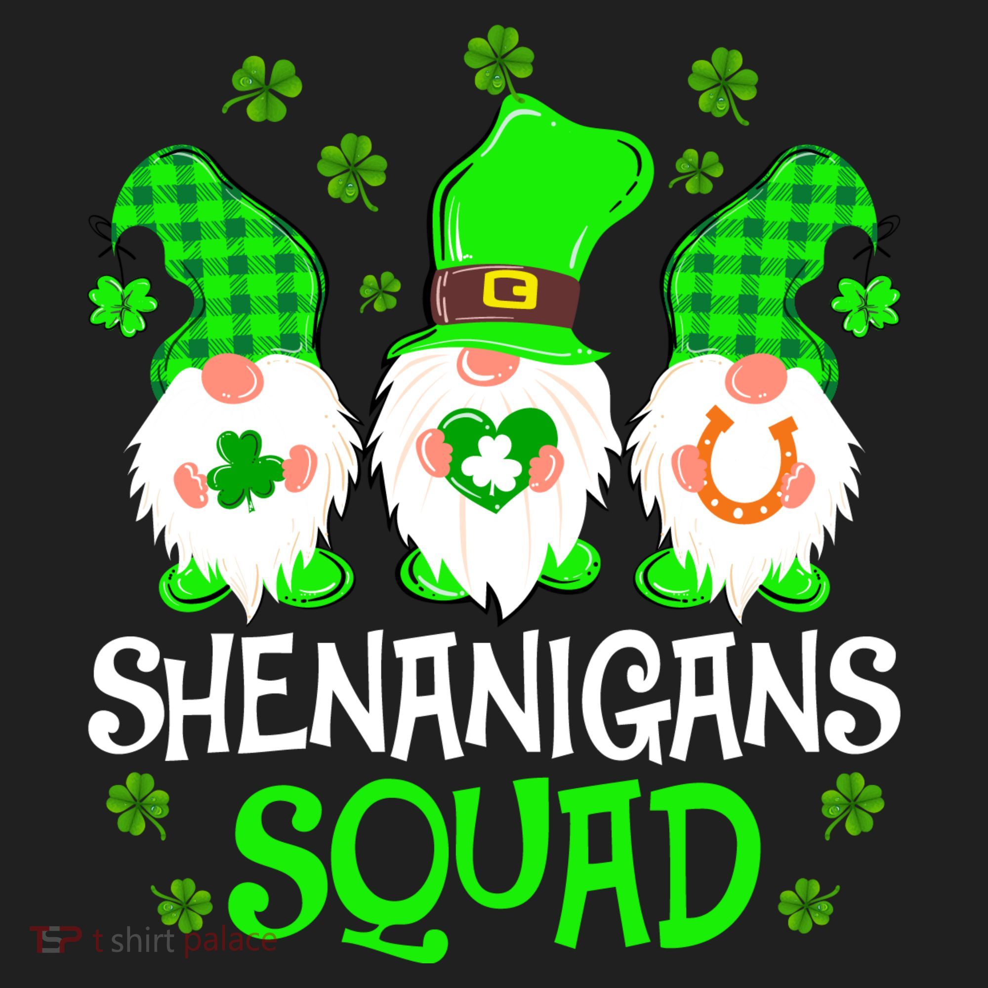 Shenanigans Squad Gnomies St Patrick's Day Women's Sweatshirt
