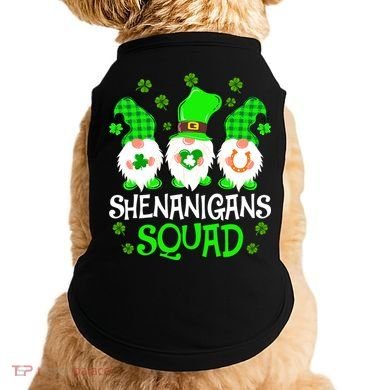 Shenanigans Squad Gnomies St Patrick's Day Doggie Tank