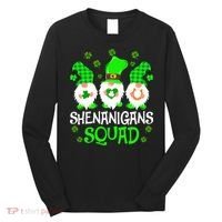 Shenanigans Squad Gnomies St Patrick's Day Long Sleeve Shirt thumb 0