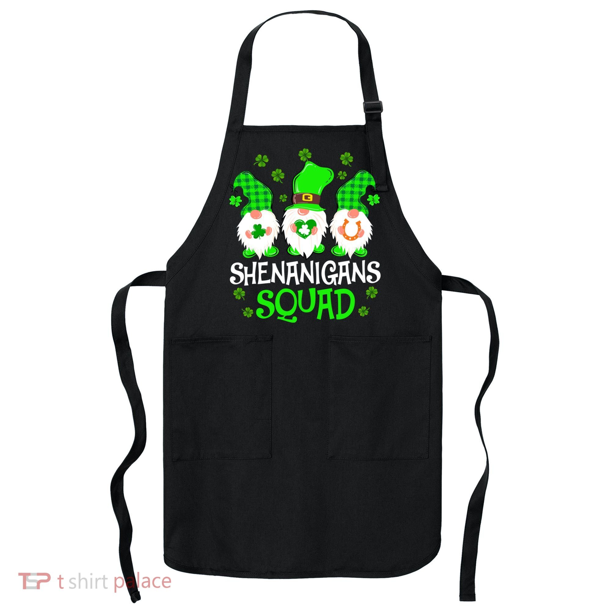 Shenanigans Squad Gnomies St Patrick's Day Apron