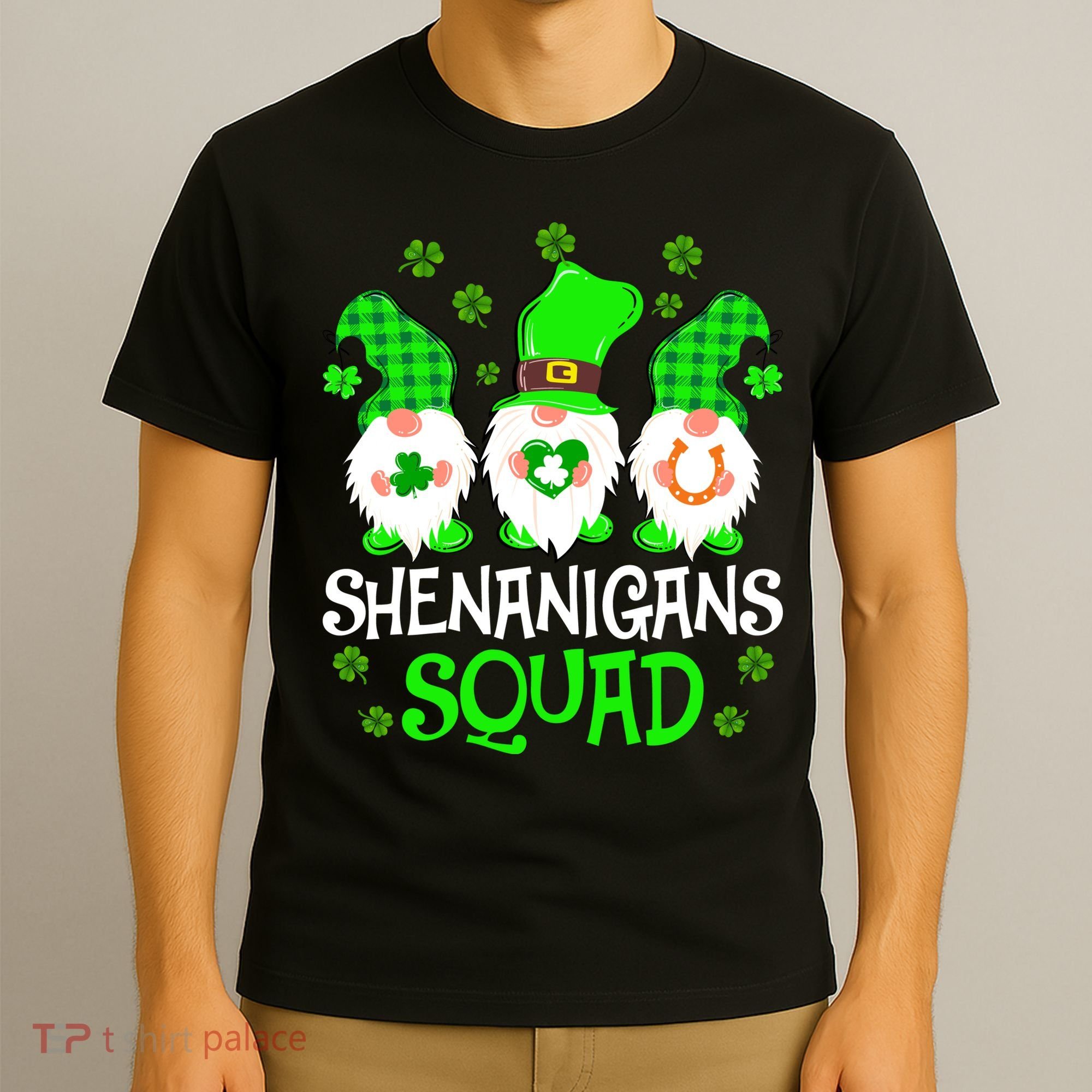 Shenanigans Squad Gnomies St Patrick's Day T-Shirt