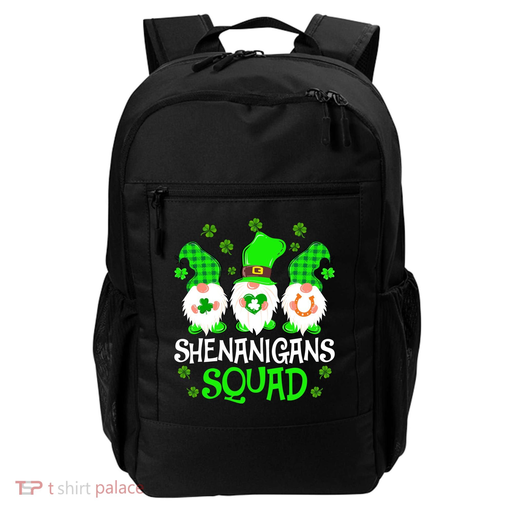 Shenanigans Squad Gnomies St Patrick's Day Backpack