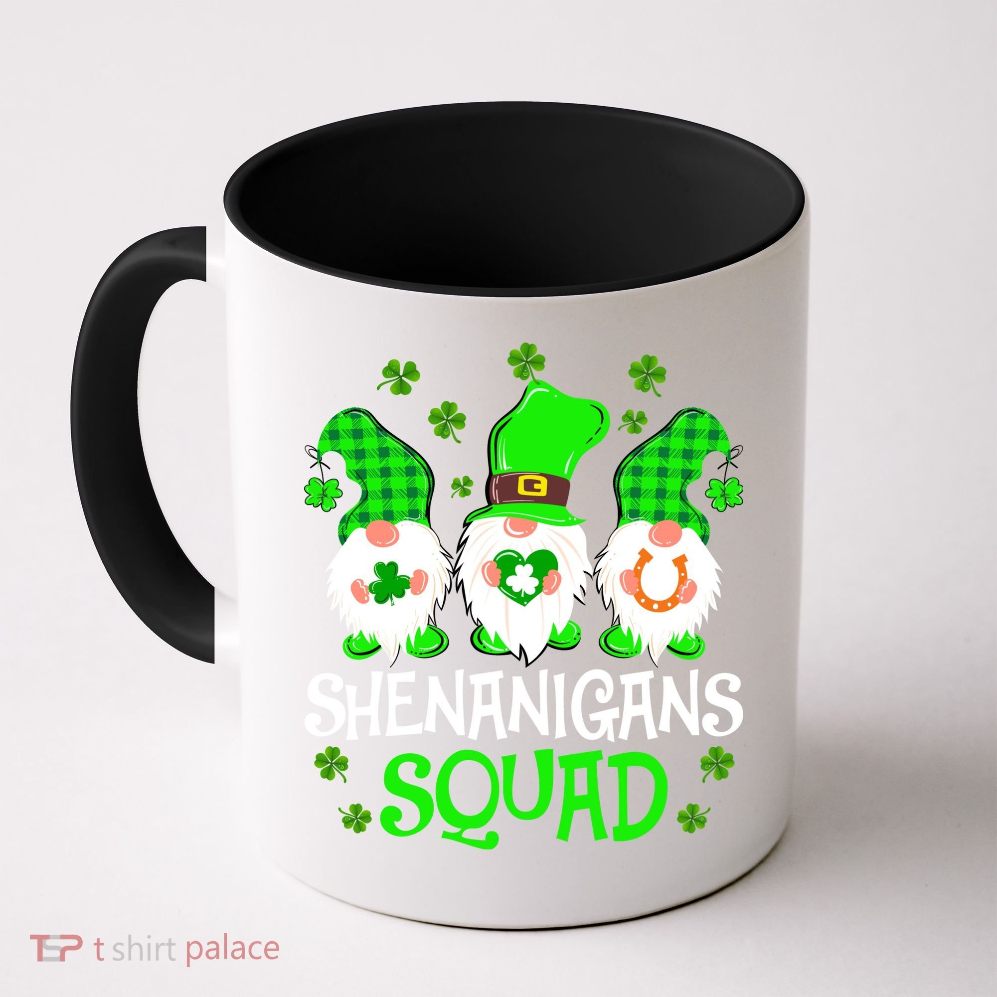Shenanigans Squad Gnomies St Patrick's Day Coffee Mug
