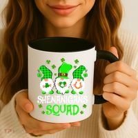 Shenanigans Squad Gnomies St Patrick's Day Coffee Mug thumb 3