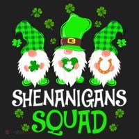 Shenanigans Squad Gnomies St Patrick's Day Beanie thumb 2