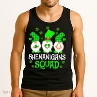 Shenanigans Squad Gnomies St Patrick's Day Tank Top thumb 3