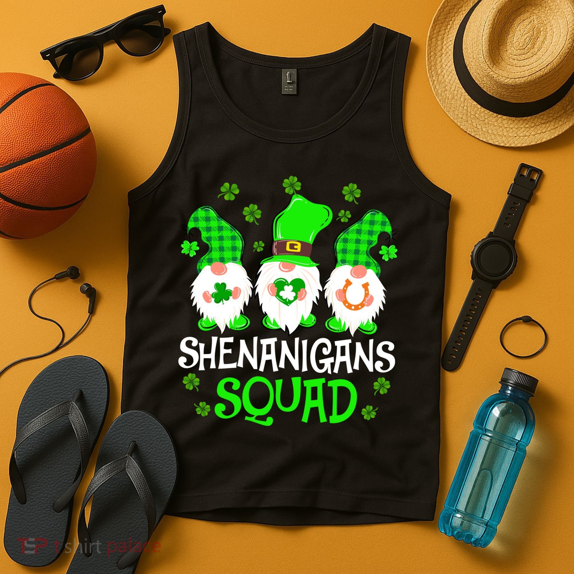 Shenanigans Squad Gnomies St Patrick's Day Tank Top