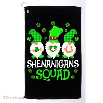 Shenanigans Squad Gnomies St Patrick's Day Golf Towel