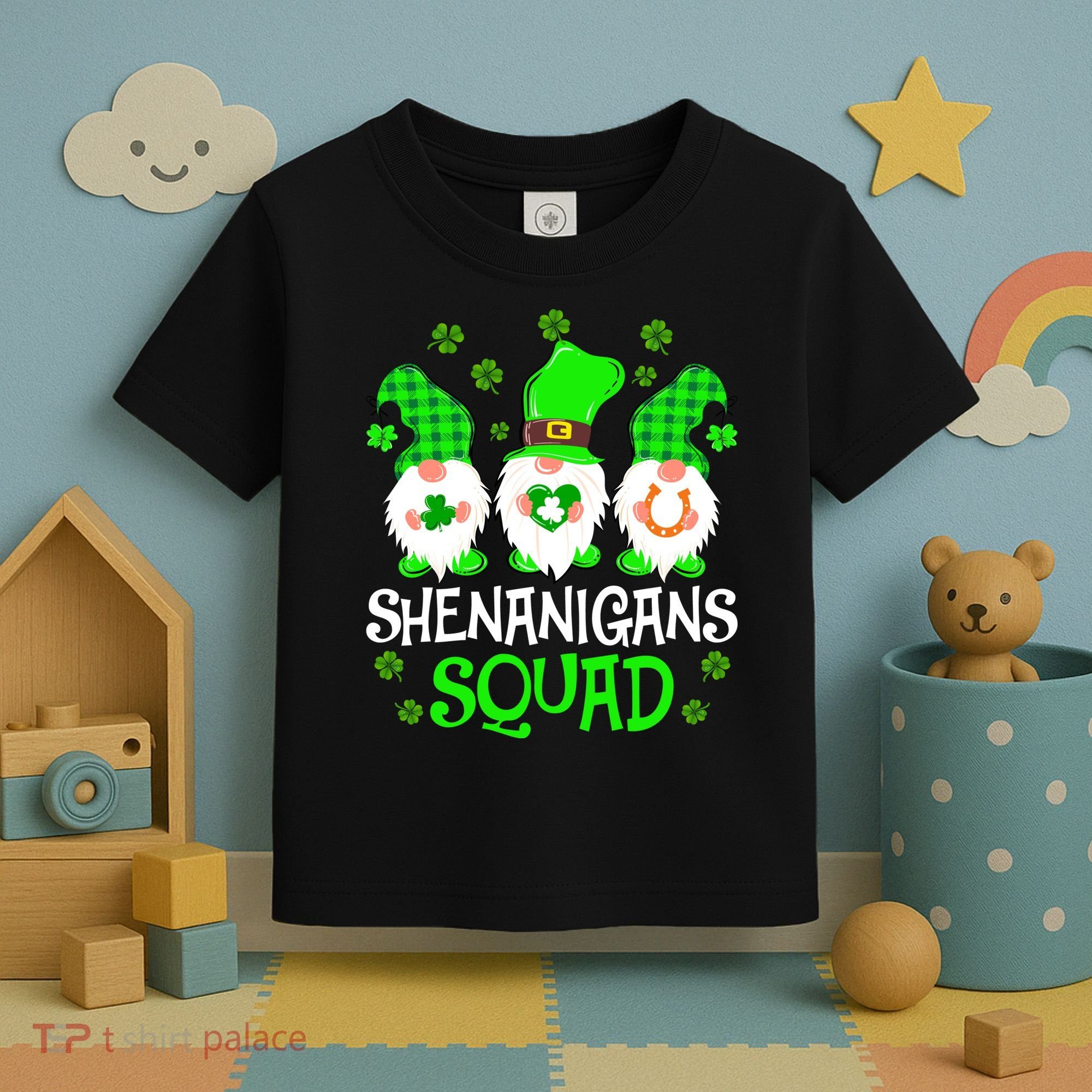 Shenanigans Squad Gnomies St Patrick's Day Toddler T-Shirt