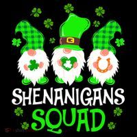 Shenanigans Squad Gnomies St Patrick's Day Women's Long Sleeve Shirt thumb 2