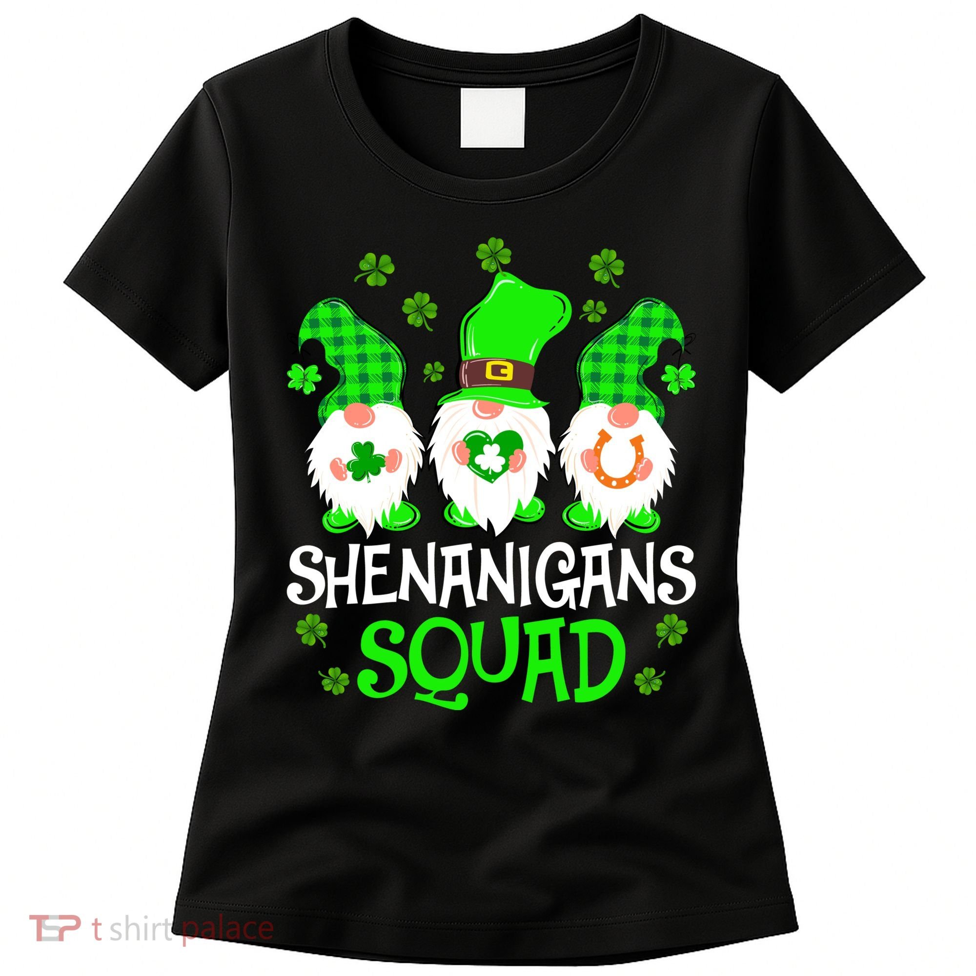 Shenanigans Squad Gnomies St Patrick's Day Women's T-Shirt