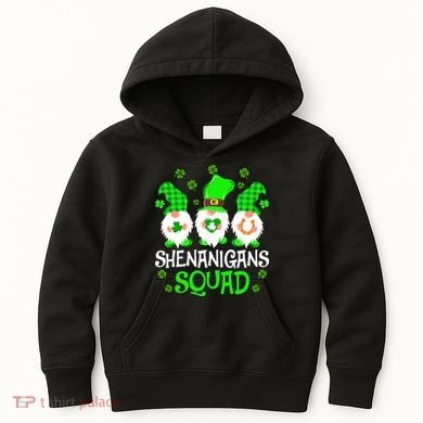 Shenanigans Squad Gnomies St Patrick's Day Kids Hoodie
