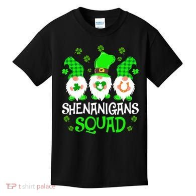 Shenanigans Squad Gnomies St Patrick's Day Kids T-Shirt