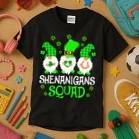 Shenanigans Squad Gnomies St Patrick's Day Kids T-Shirt thumb 3