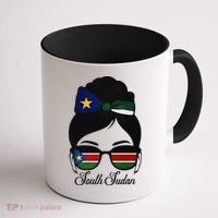South Sudan Girl Coffee Mug thumb 1