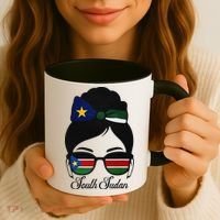 South Sudan Girl Coffee Mug thumb 3
