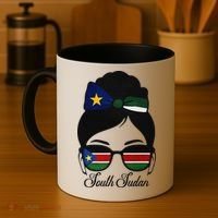 South Sudan Girl Coffee Mug thumb 4