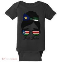 South Sudan Girl Baby Bodysuit thumb 0