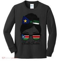 South Sudan Girl Kids Long Sleeve Shirt thumb 0