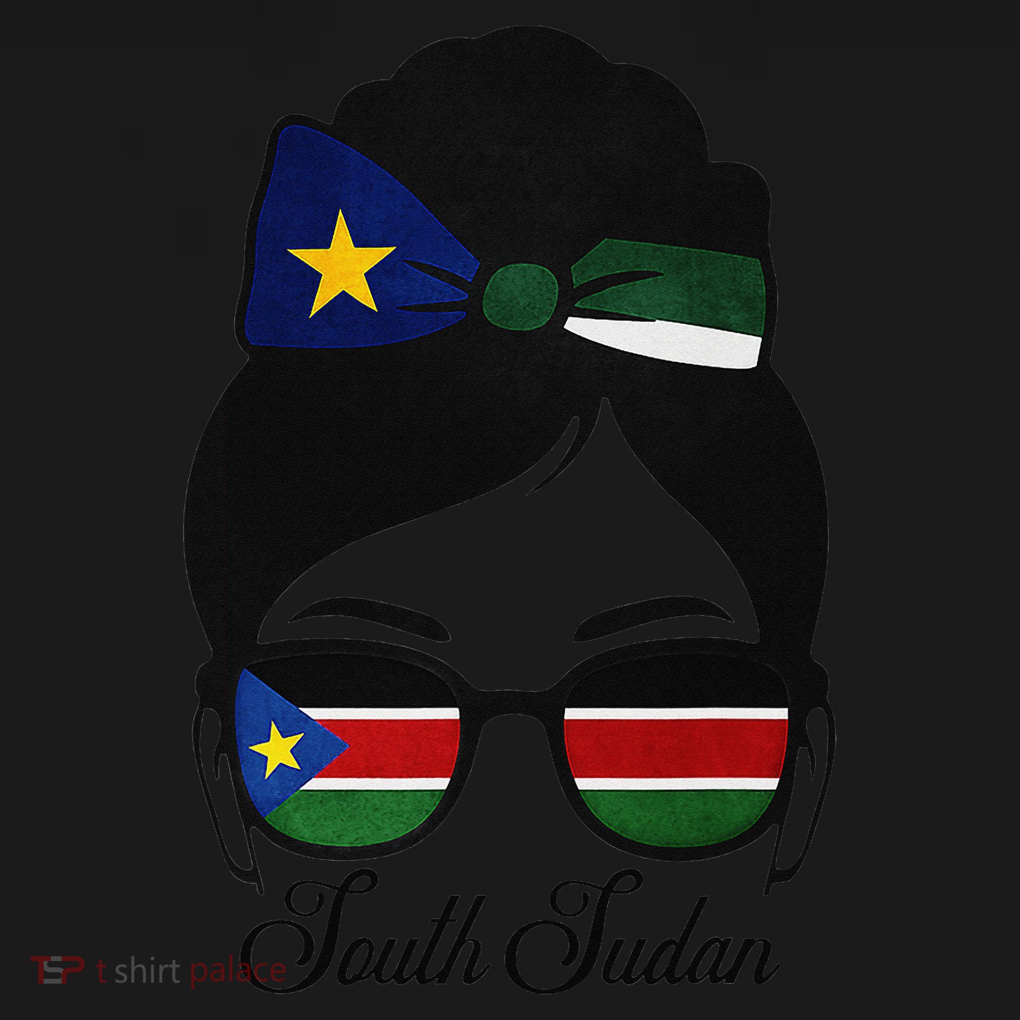South Sudan Girl Kids Long Sleeve Shirt