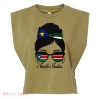 South Sudan Girl Garment-Dyed Women's Muscle Tee thumb 0