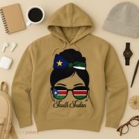 South Sudan Girl Hoodie thumb 3