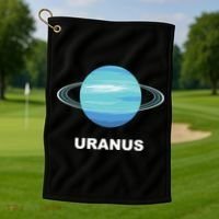 Solar System Group Costumes Gift Giant Planet Uranus Costume Great Gift Golf Towel thumb 1