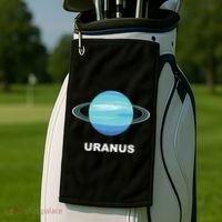 Solar System Group Costumes Gift Giant Planet Uranus Costume Great Gift Golf Towel thumb 2