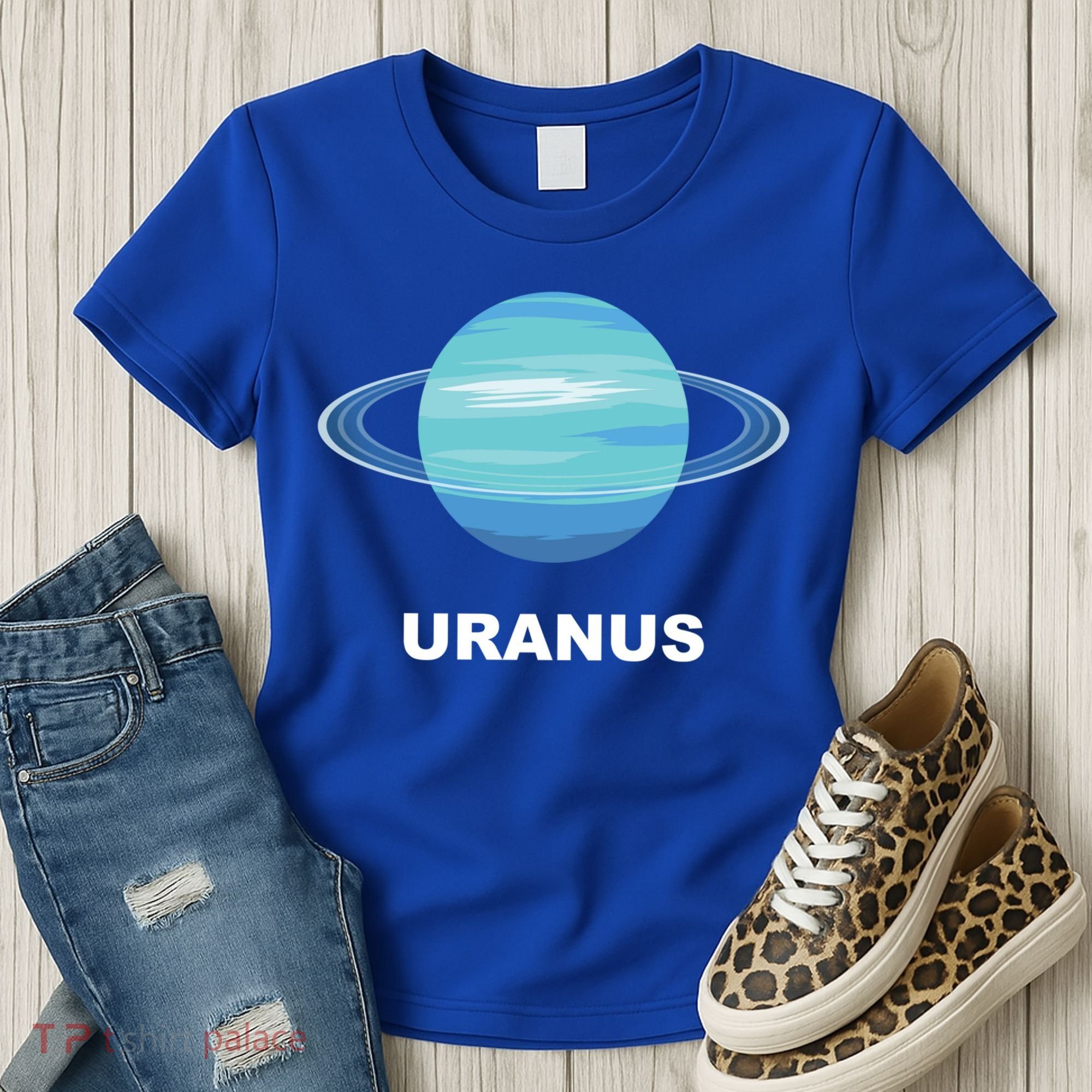Solar System Group Costumes Gift Giant Planet Uranus Costume Great Gift Women's T-Shirt