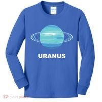 Solar System Group Costumes Gift Giant Planet Uranus Costume Great Gift Kids Long Sleeve Shirt thumb 0