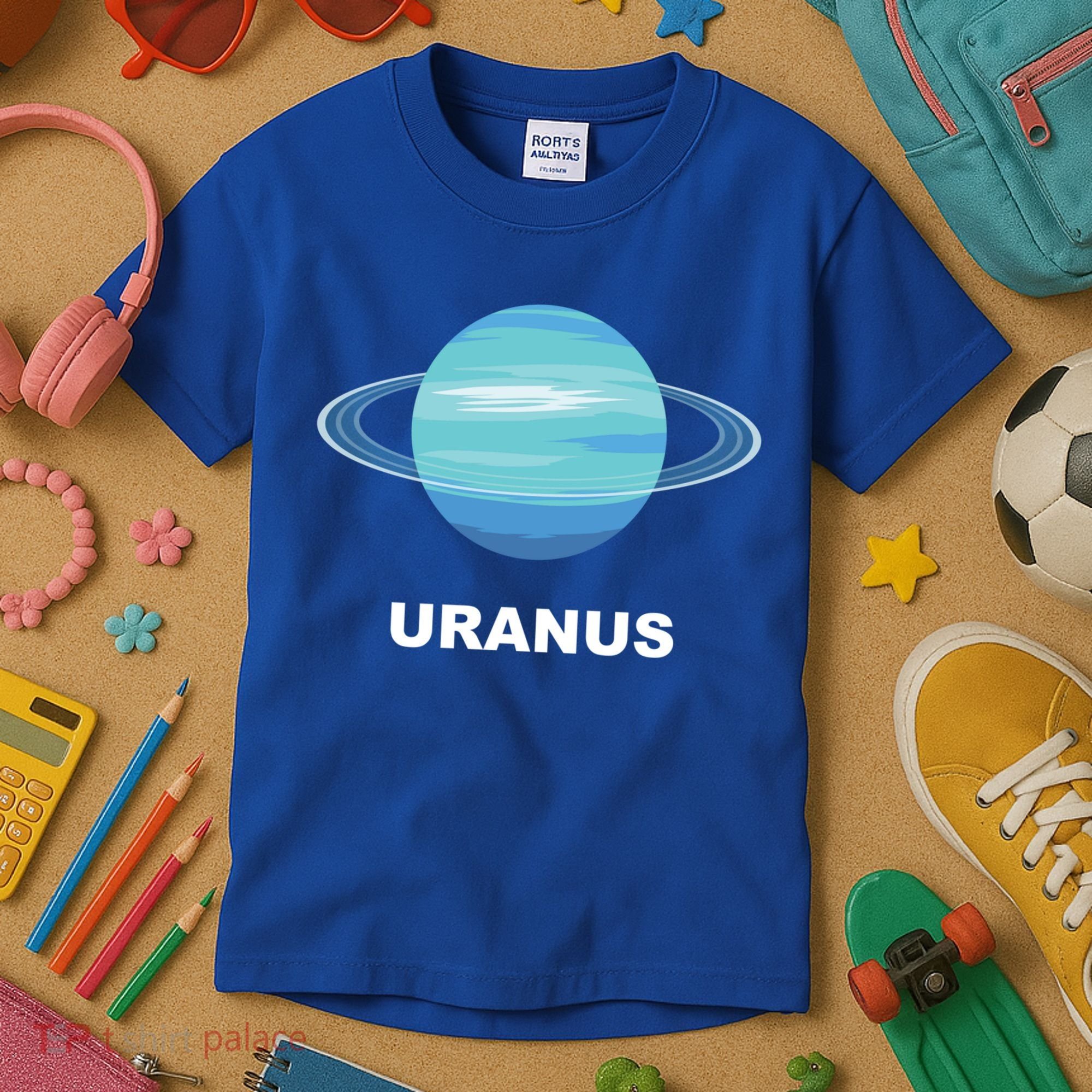 Solar System Group Costumes Gift Giant Planet Uranus Costume Great Gift Kids T-Shirt