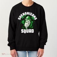 Shenanigans Squad Gnome Shamrock Matching St Patricks Day Women's Sweatshirt thumb 0
