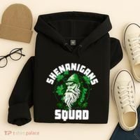 Shenanigans Squad Gnome Shamrock Matching St Patricks Day Hoodie thumb 4