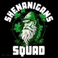 Shenanigans Squad Gnome Shamrock Matching St Patricks Day Hoodie thumb 7
