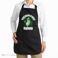 Shenanigans Squad Gnome Shamrock Matching St Patricks Day Apron thumb 2