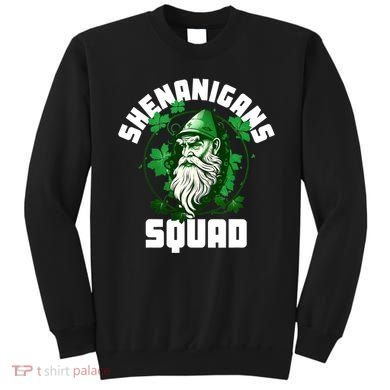 Shenanigans Squad Gnome Shamrock Matching St Patricks Day Sweatshirt