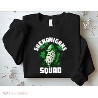 Shenanigans Squad Gnome Shamrock Matching St Patricks Day Sweatshirt thumb 2