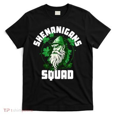 Shenanigans Squad Gnome Shamrock Matching St Patricks Day T-Shirt
