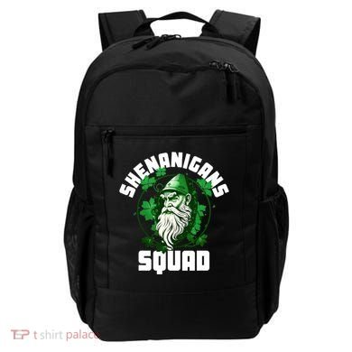 Shenanigans Squad Gnome Shamrock Matching St Patricks Day Backpack