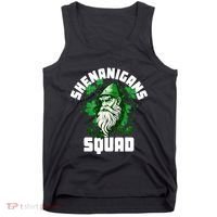Shenanigans Squad Gnome Shamrock Matching St Patricks Day Tank Top thumb 0