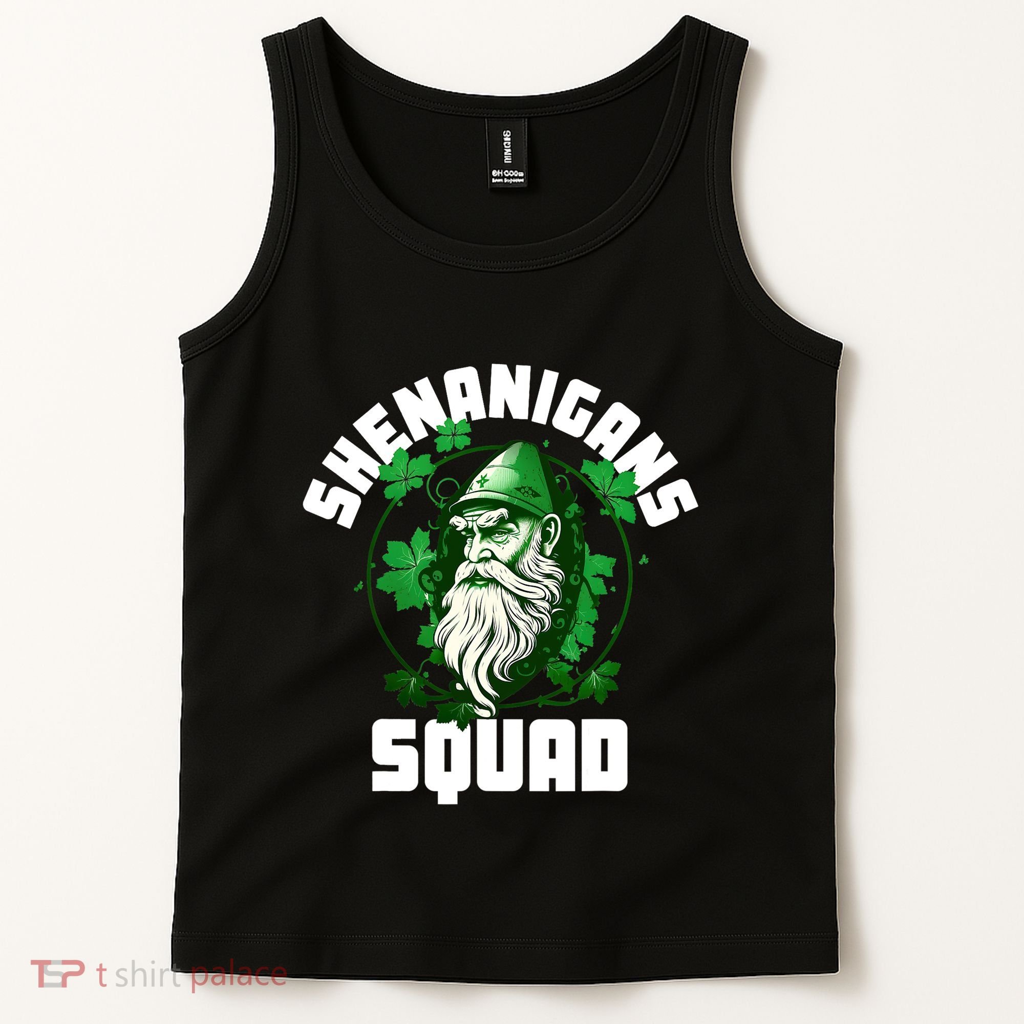 Shenanigans Squad Gnome Shamrock Matching St Patricks Day Tank Top