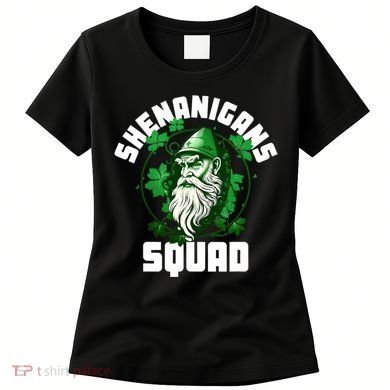 Shenanigans Squad Gnome Shamrock Matching St Patricks Day Women's T-Shirt